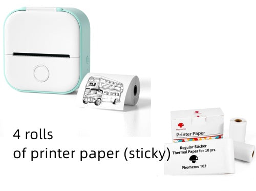 Compact thermal printer for instant photo printing