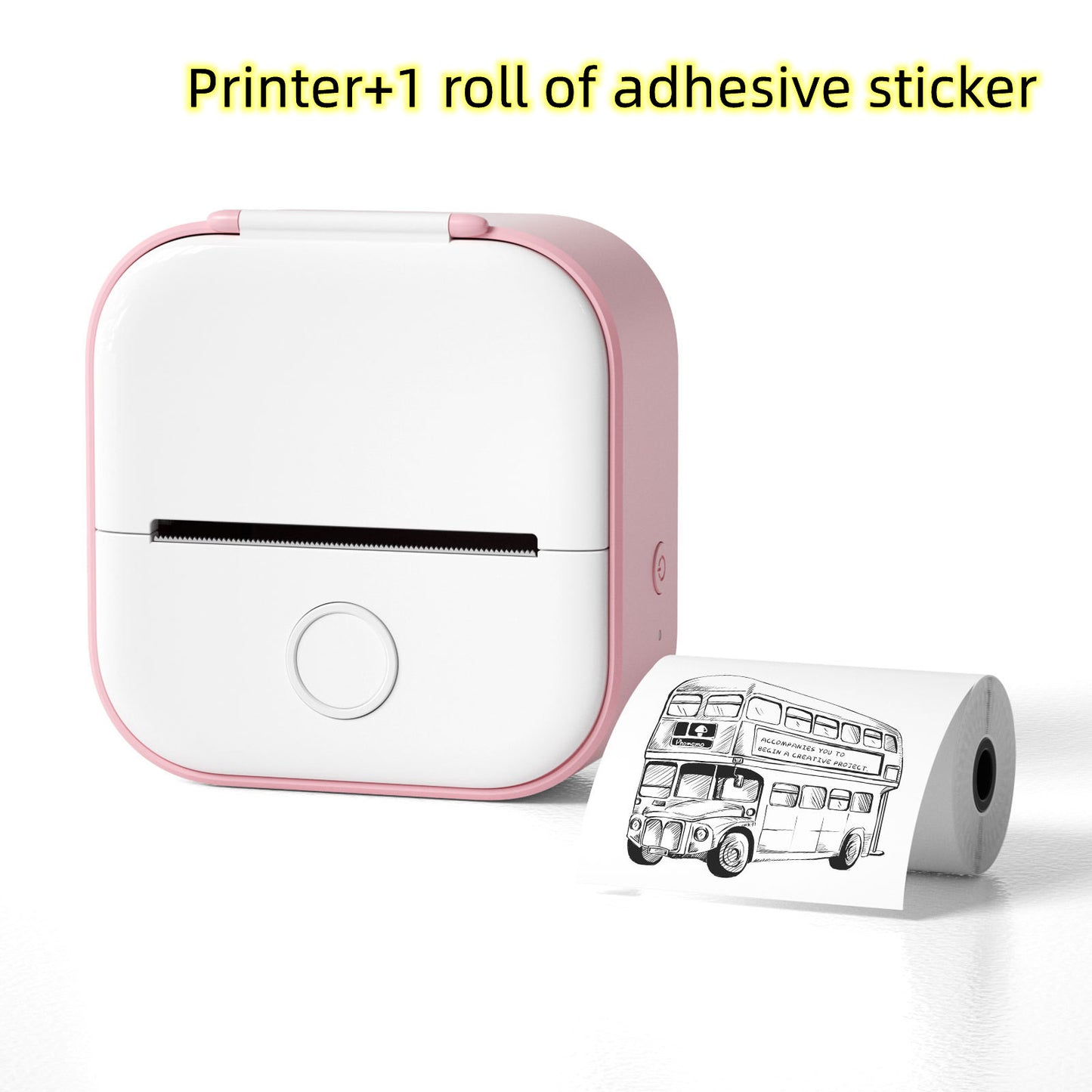 Portable thermal photo printer with Bluetooth connectivity
